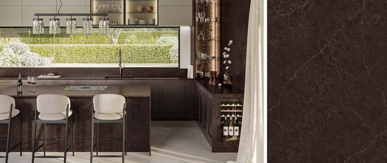 Chateau Brown by Silestone.